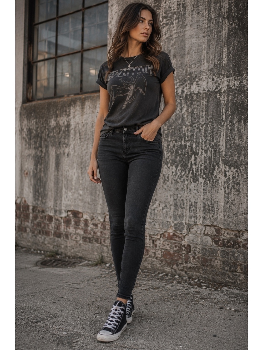 Guess Britney Skinny Black Jeans Size 31 Stretch Grunge Y2K Women’s grunge emo